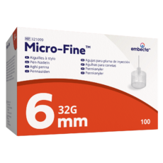 Embecta Micro-Fine Pen Needles 6 mm 32G | 100 pieces