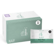 Naïf Baby & Kids Plastic Free Wipes | 16 x 54 pieces