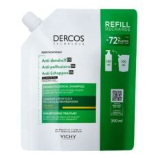 Vichy Dercos Anti Dandruff DS Dermatological Shampoo Dry Hair Refill | 390 ml