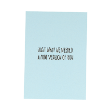 Greeting card A Mini Version of You | 1 piece