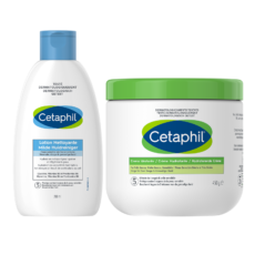 Cetaphil Mild Skin Cleanser + Moisturizing Cream | 237 ml + 450 g PROMO