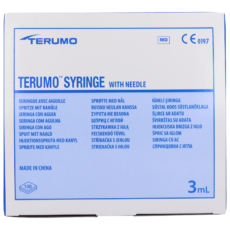 Terumo Disposable Syringe with Needle 3 ml 21G 5/8 | 100 pieces