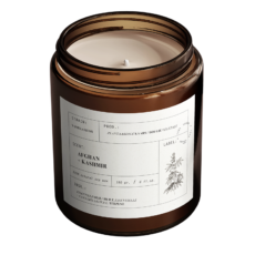 De Herborist Terpene Scented Candle Vanilla Kush Afghan & Kashmir | 180 g