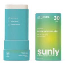 Attitude Sunly Mineral Sunscreen Stick SPF 30 Unscented | 60 g