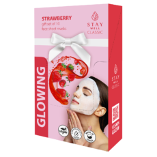 STAY Well Mask Glowing Strawberry | 10 x 22 g