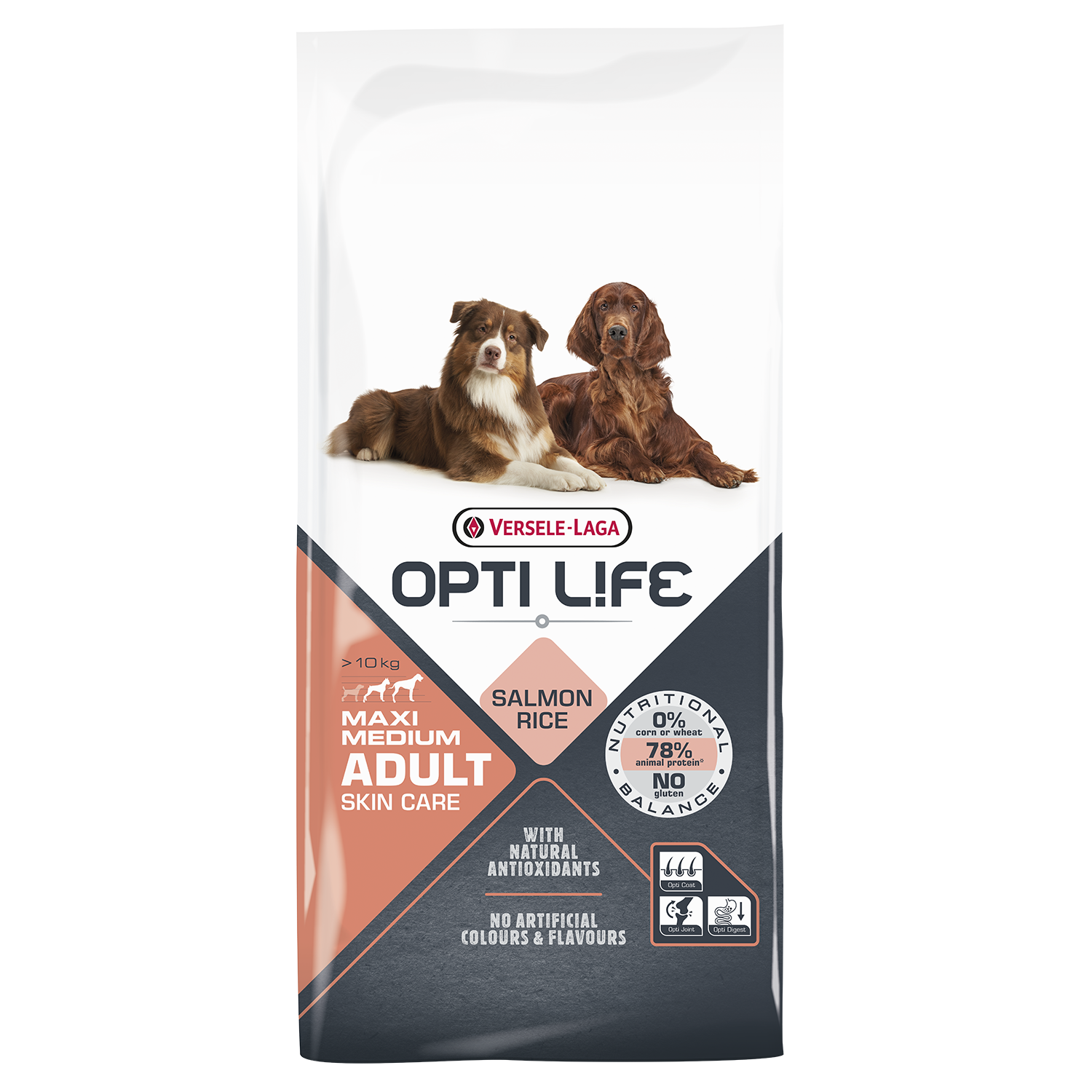 Versele-Laga Opti Life Dog Adult Skin Care Medium & Maxi | 12,5 kg