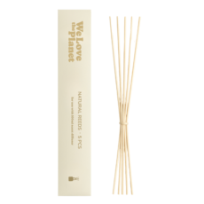 We Love The Planet Natural Reeds 100 ml | 5 pieces