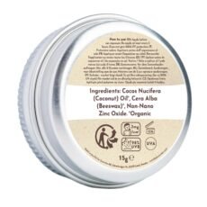 Suntribe Organic Mineral Face & Sport Mini Zinc Sunscreen SPF 50 Original White | 15 g