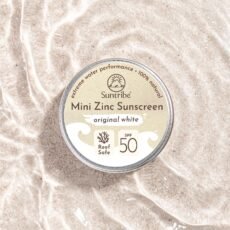 Suntribe Organic Mineral Face & Sport Mini Zinc Sunscreen SPF 50 Original White | 15 g
