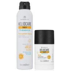 Heliocare 360° Pediatrics Transparent Spray SPF 50+ + Stick SPF50+ | 200 ml + 25 g