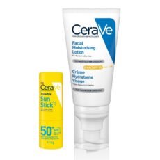 CeraVe Facial Moisturising Cream SPF 50 + Invisible Sun Stick SPF 50+ | 52 ml + 8 g