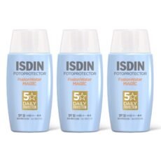 ISDIN Fotoprotector FusionWater Magic SPF 50 TRIO | 3 x 50 ml