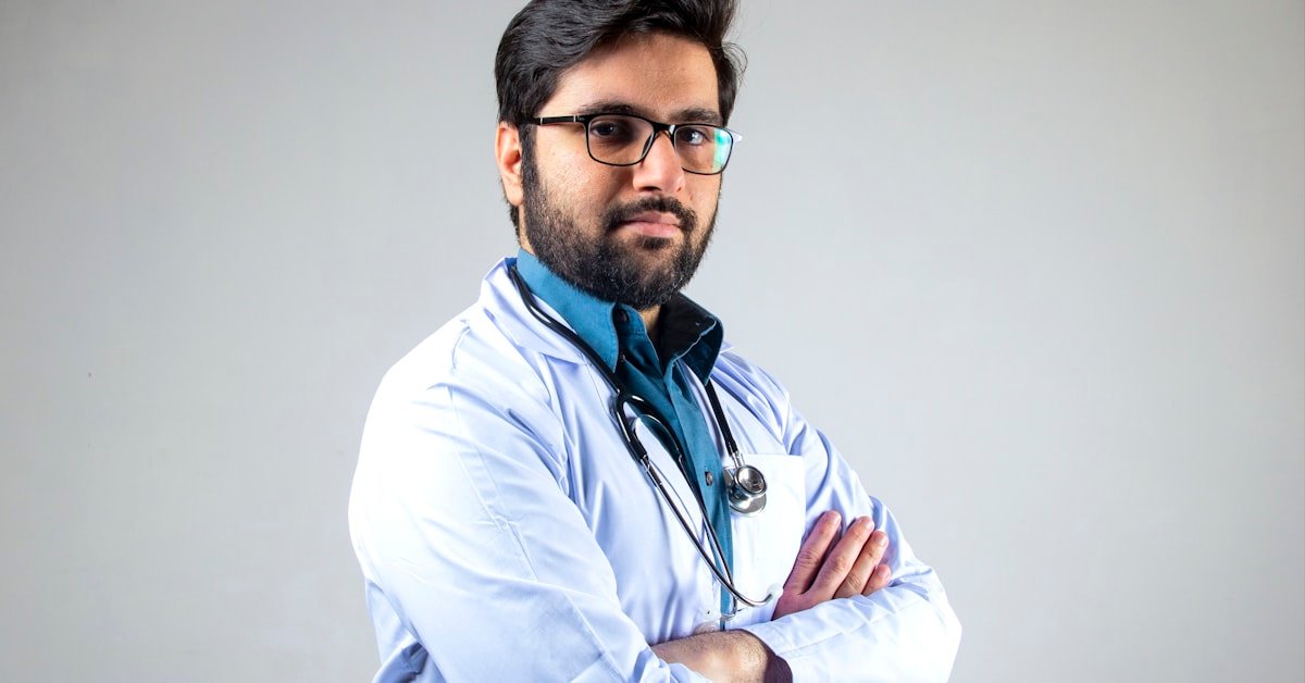 Doctor with glasses
