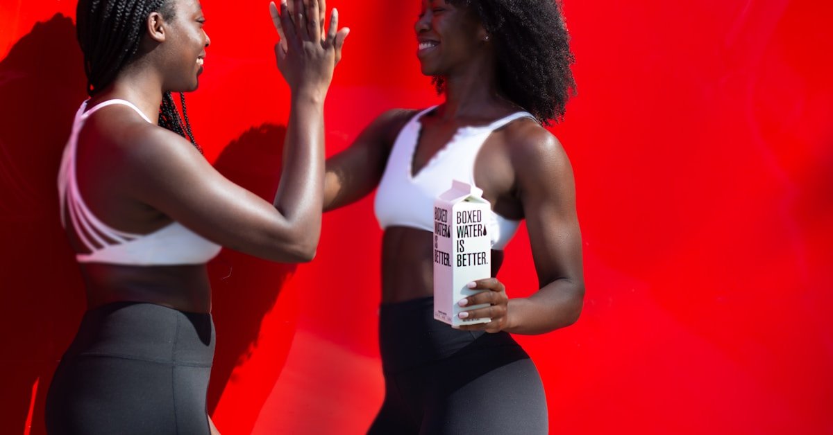 Woman in fitness attire